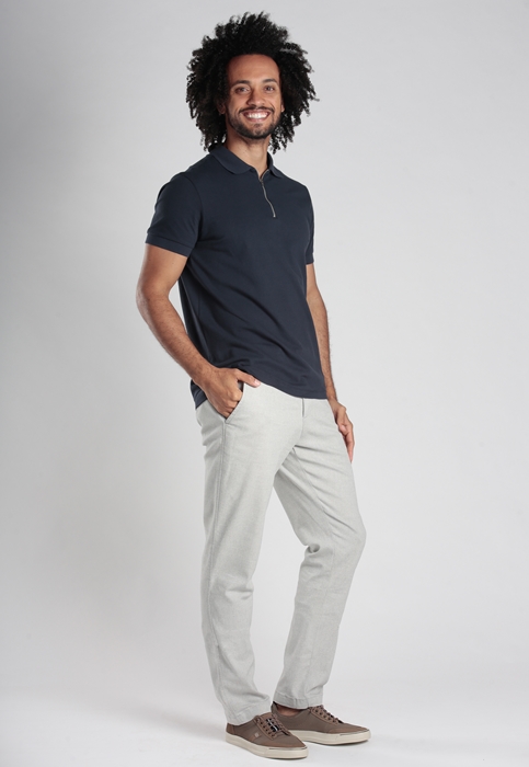 calça chino slim masculina
