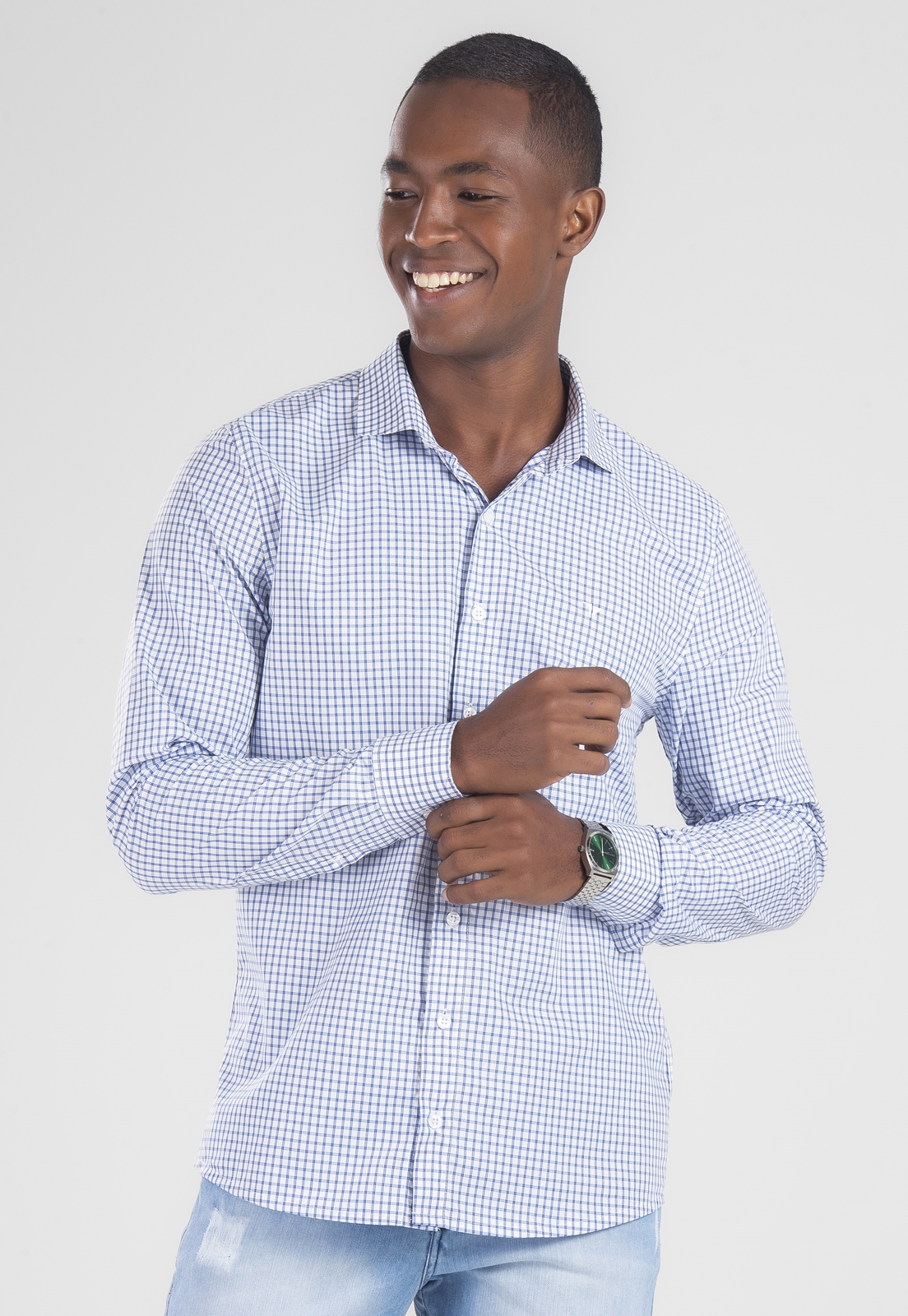 1011962 camisa traymon xadrez slim manga longa cm0028 z3 637719141093305375
